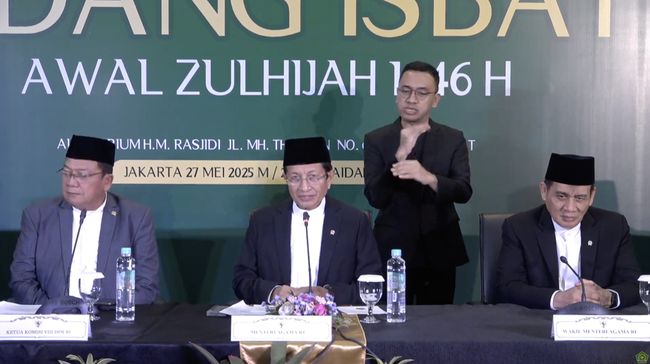 Kemenag Tetapkan Idul Adha 1446 H Jatuh pada 6 Juni 2025 Kemenag sidang isbat untuk menentukan awal bulan Dzulhijjah 1446 H