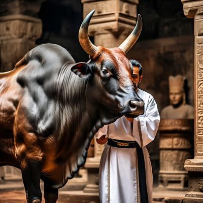 Ilustrasi Hewan Qurban. Foto: Meta Ai